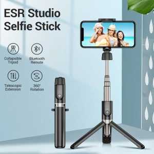 ESR Wireless Selfie Stick Tripod Black
