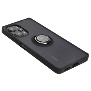 Hurtownia GSM - Bizon Case Hybrid Ring Xiaomi Poco F5 rauchig mit einem schwarzen Rahmen - BIZ2099 - {ean13} - Hurt