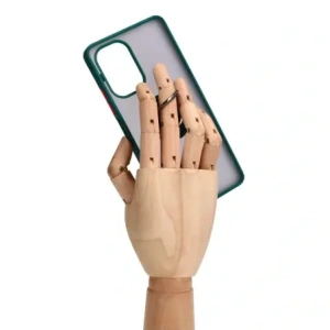 Hurtownia GSM - Bizon Case Hybrid Ring Xiaomi Poco F5 rauchig mit einem dunkelgrünen Rahmen - BIZ2098 - {ean13} - Hurt