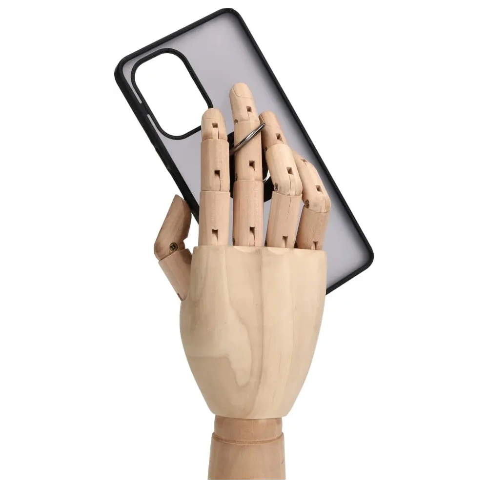 Hurtownia GSM - Etui s úchopem na prst Bizon Case Hybrid Ring pro Xiaomi Poco F5 kouřové s černým rámečkem - BIZ2099 - {ean13} - Hurt