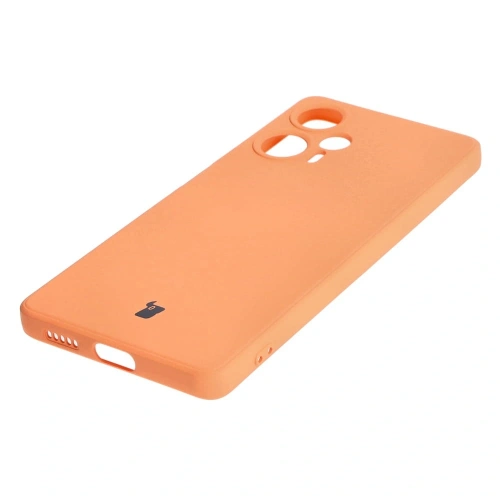 Etui Bizon Case Silicone Sq do Xiaomi Poco F5 pomarańczowe