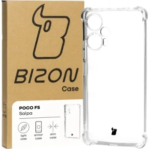 Hurtownia GSM - Elastické pouzdro Bizon Case Salpa pro Xiaomi Poco F5 průhledné - BIZ2103 - {ean13} - Hurt