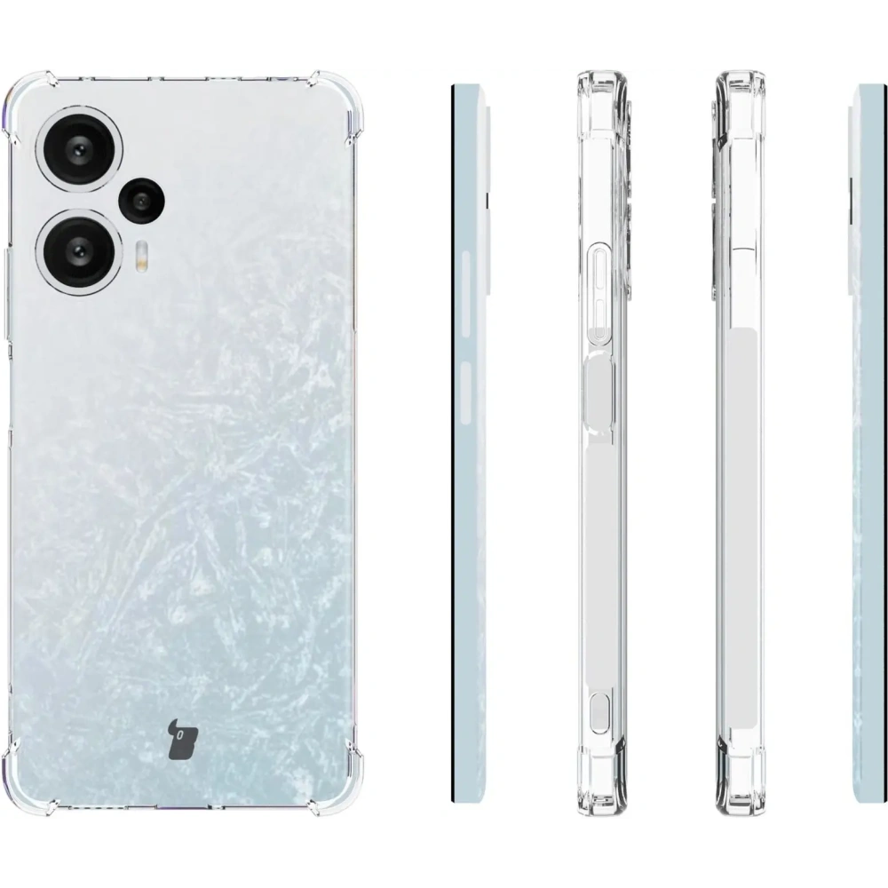 Hurtownia GSM - Elastické pouzdro Bizon Case Salpa pro Xiaomi Poco F5 průhledné - BIZ2103 - {ean13} - Hurt