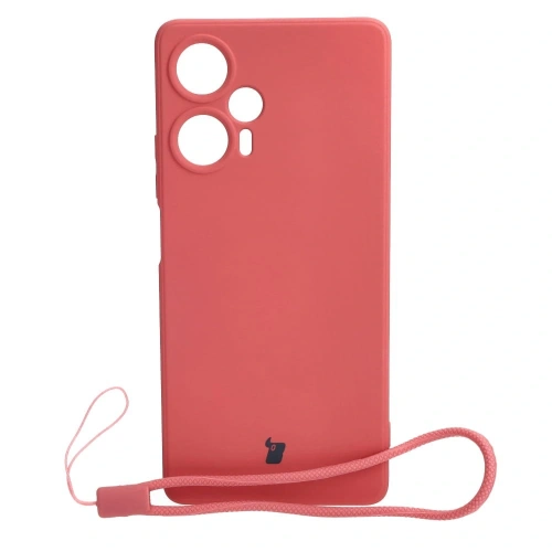 Etui Bizon Case Silicone Sq do Xiaomi Poco F5 brudny róż