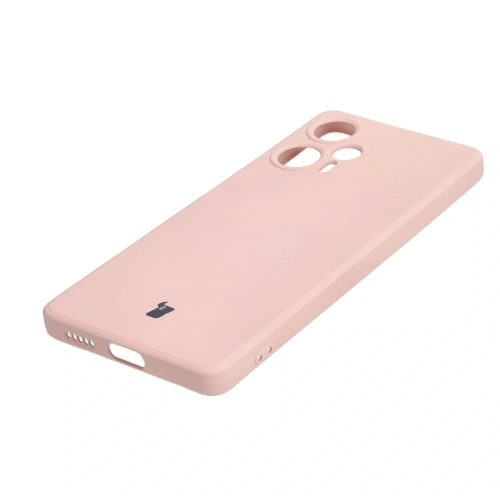 Etui Bizon Case Silicone Sq do Xiaomi Poco F5 jasnoróżowe