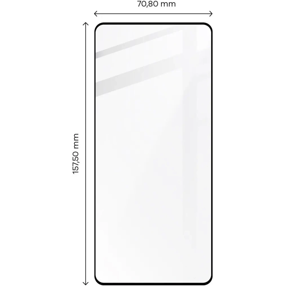 Hurtownia GSM - Szkło hartowane Bizon Glass Edge 2 do POCO F5 czarne - BIZ2107 - {ean13} - Hurt