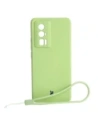 Etui Bizon Case Silicone Sq do Xiaomi Poco F5 Pro jasně zelené
