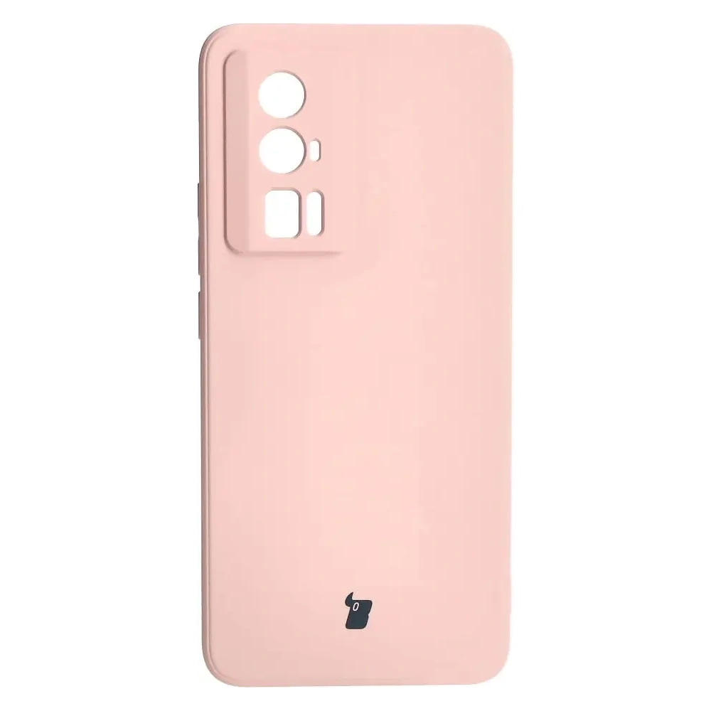 Hurtownia GSM - Etui Bizon Case Silicone Sq do Xiaomi Poco F5 Pro jasnorůžové - BIZ2108 - {ean13} - Hurt