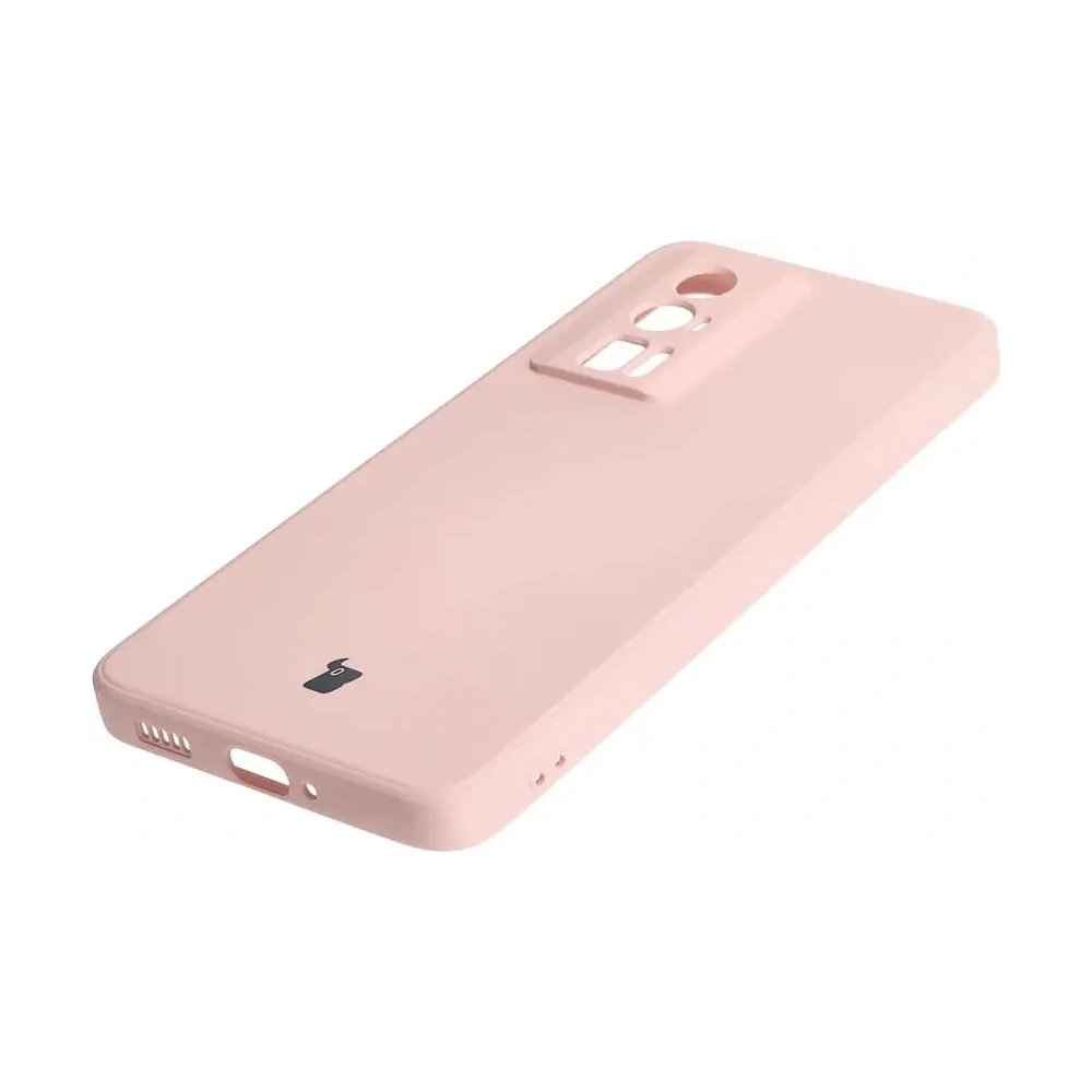 Hurtownia GSM - Etui Bizon Case Silicone Sq do Xiaomi Poco F5 Pro jasnorůžové - BIZ2108 - {ean13} - Hurt