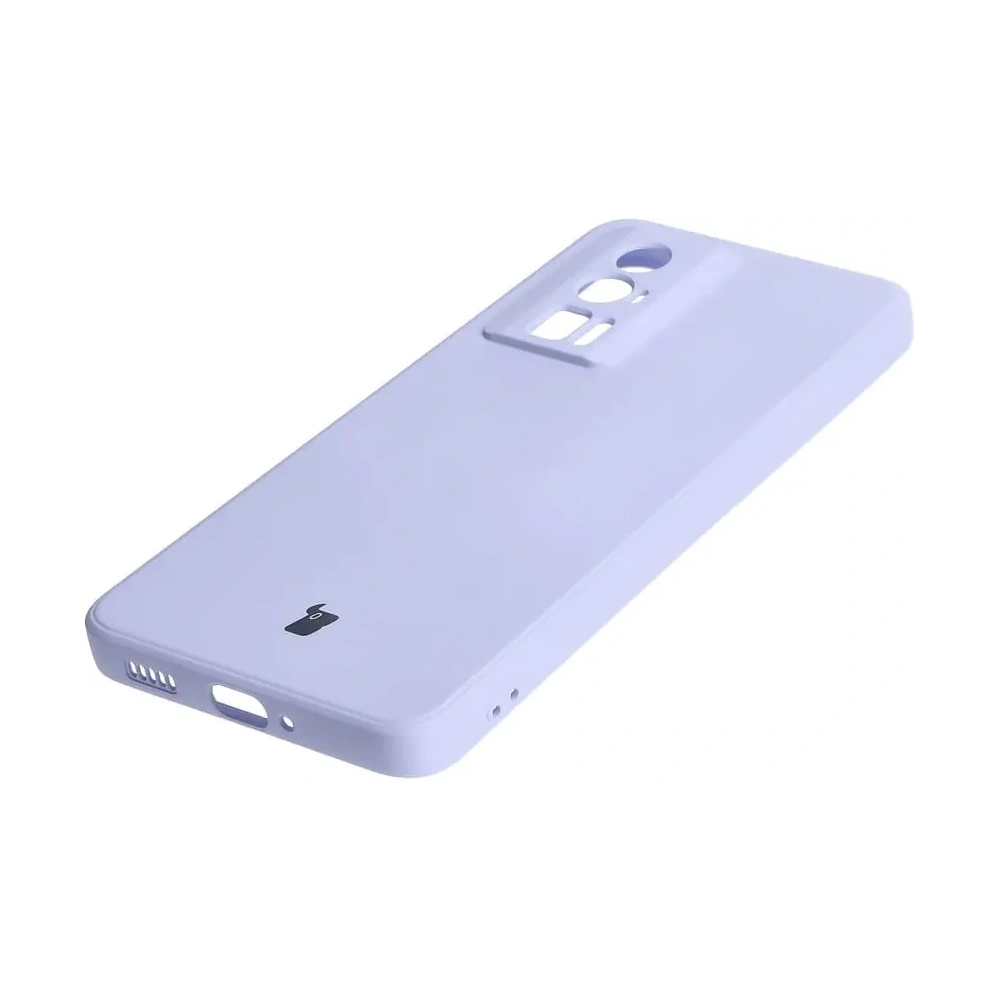 Hurtownia GSM - Etui Bizon Case Silicone Sq do Xiaomi Poco F5 Pro jasnofialové - BIZ2110 - {ean13} - Hurt