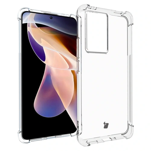 Elastyczne etui Bizon Case Salpa do Xiaomi Poco F5 Pro przezroczyste