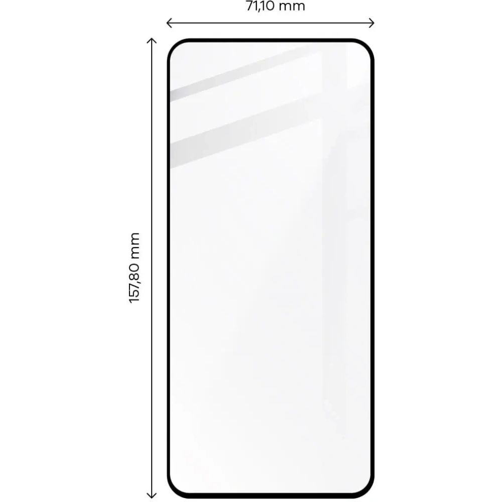 Hurtownia GSM - Tvrzené sklo Bizon Glass Edge 2 pro POCO F5 Pro černé - BIZ2116 - {ean13} - Hurt