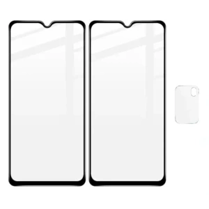 Hurtownia GSM - Bizon Glass Edge gehärtetes Glas - [2 PACK] + Linsenschutz Xiaomi Poco M3 schwarz - BIZ2119 - {ean13} - Hurt