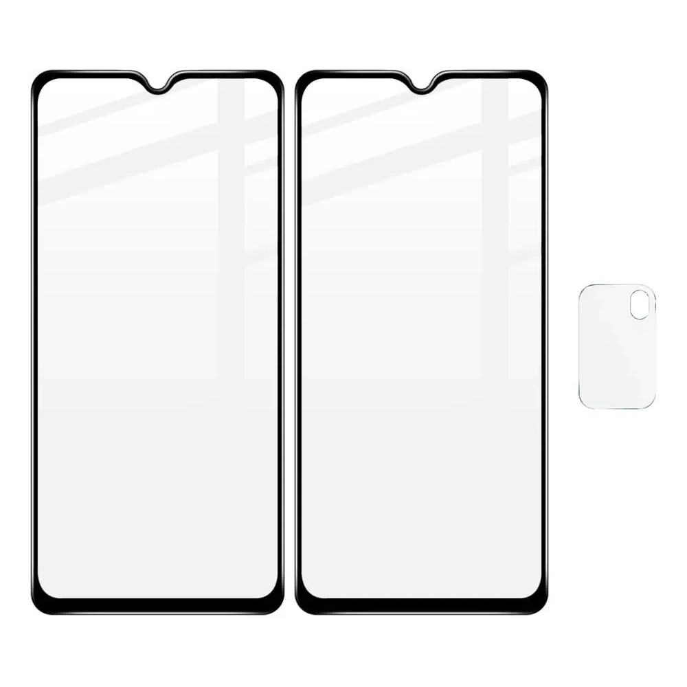 Hurtownia GSM - Tvrzené sklo Bizon Glass Edge - [2 PACK] + ochrana na objektiv Xiaomi Poco M3 černé - BIZ2119 - {ean13} - Hurt