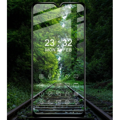 Szkło hartowane Bizon Glass Edge - [2 PACK] + ochrona na obiektyw Xiaomi Poco M3 czarne