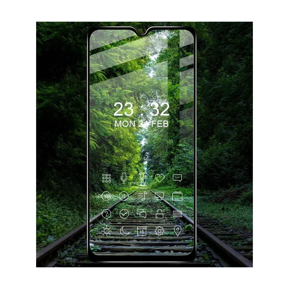 Hurtownia GSM - Tvrzené sklo Bizon Glass Edge - [2 PACK] + ochrana na objektiv Xiaomi Poco M3 černé - BIZ2119 - {ean13} - Hurt