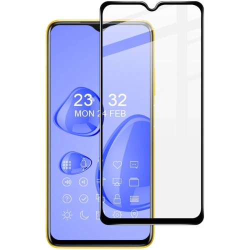 Szkło hartowane Bizon Glass Edge - [2 PACK] + ochrona na obiektyw Xiaomi Poco M3 czarne