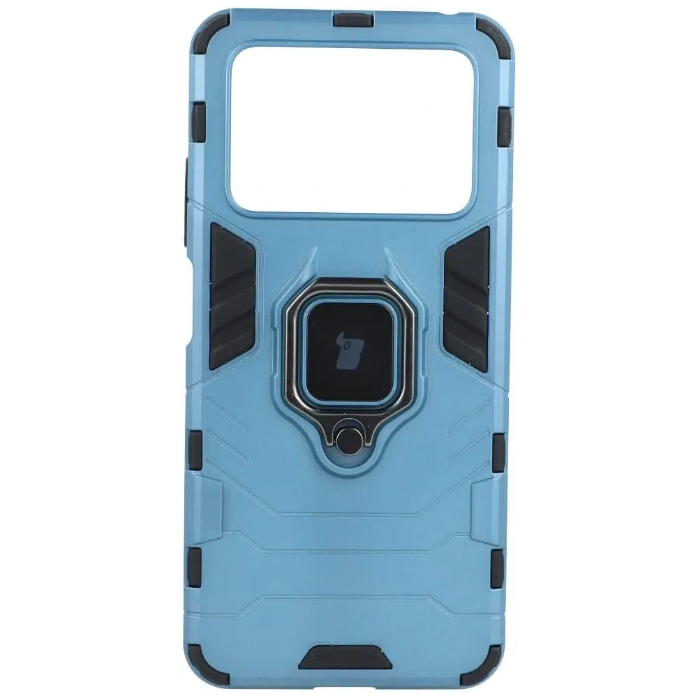 Hurtownia GSM - Etui Bizon Case Armor Ring do Xiaomi Poco M4 Pro 4G niebieskie - BIZ2121 - {ean13} - Hurt