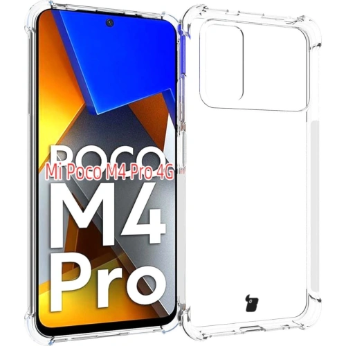 Etui + 2x szkło na ekran Bizon Case Clear Pack do Xiaomi Poco M4 Pro 4G przezroczyste