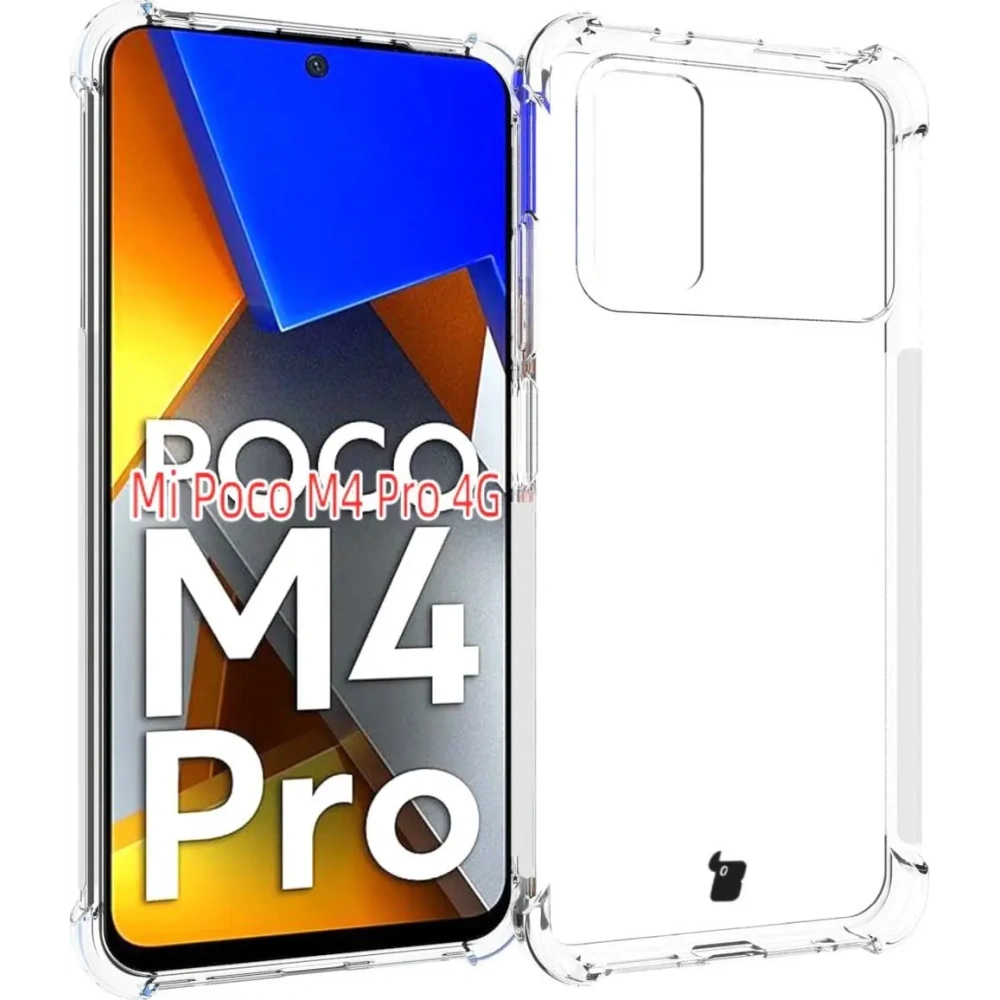 Wholesale Bizon Case Clear Pack case + 2x screen glass Xiaomi Poco M4 Pro 4G clear - BIZ2122 - {ean13} - Hurt