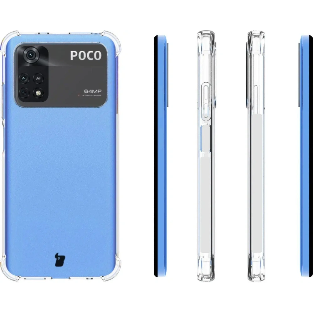 Hurtownia GSM - Bizon Case Clear Pack husă + 2x sticlă pentru ecran Xiaomi Poco M4 Pro 4G clar - BIZ2122 - {ean13} - Hurt