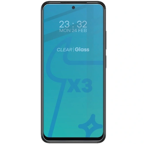 Szkło hartowane Bizon Glass Clear - 3 szt. + obiektyw Poco M4 Pro 5G / Redmi Note 11S 5G