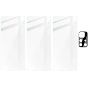 Hurtownia GSM - Bizon Sticlă Clear sticlă securizată - 3 buc. + sticlă lentilă Poco M4 Pro 5G / Redmi Note 11S 5G - BIZ2129 - {ean13} - Hurt
