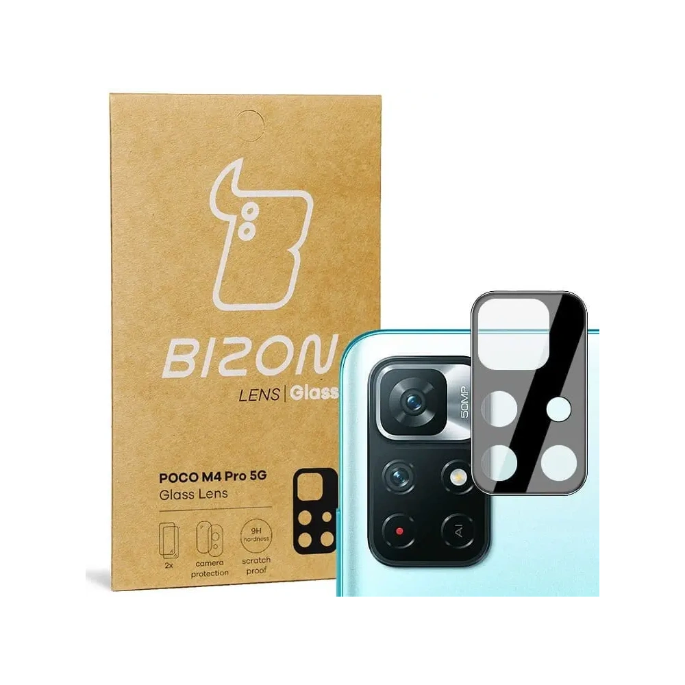 Hurtownia GSM - Bizon üveg lencse Poco M4 Pro 5G / Redmi Note 11S 5G [2 PACK] - BIZ2130 - {ean13} - Hurt