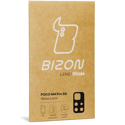 Szkło na aparat Bizon Glass Lens do Poco M4 Pro 5G / Redmi Note 11S 5G [2 PACK]