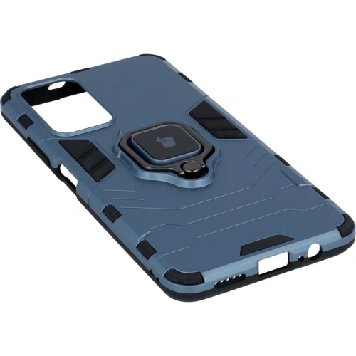 Etui Bizon Case Armor Ring do Poco M4 Pro 5G / Redmi Note 11S 5G niebieskie