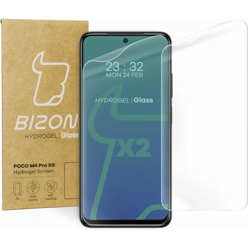 Folia hydrożelowa na ekran Bizon Glass Hydrogel Poco M4 Pro 5G / Redmi Note 11S 5G [2 PACK]
