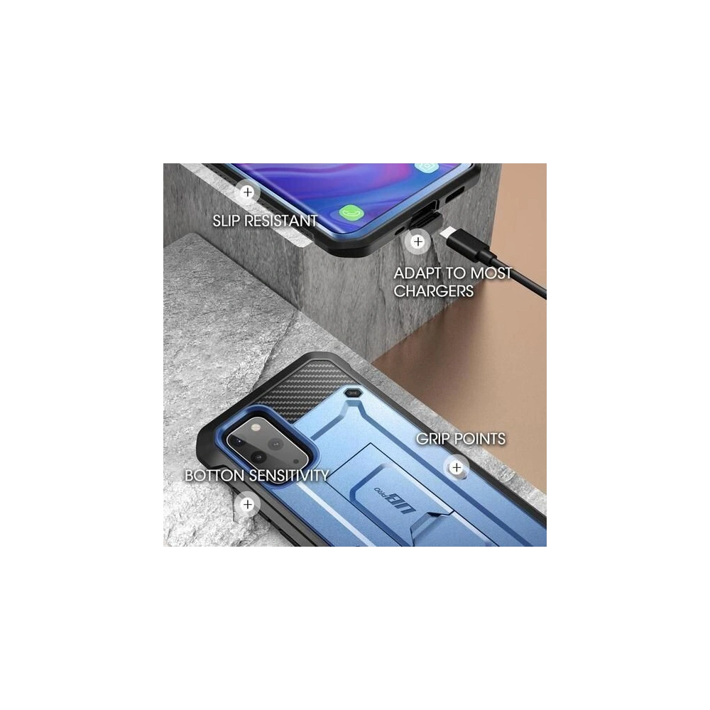 Wholesale Supcase Unicorn Beetle Pro Samsung Galaxy S20+ Plus Metallic Blue - SPC103BLU - {ean13} - Hurt
