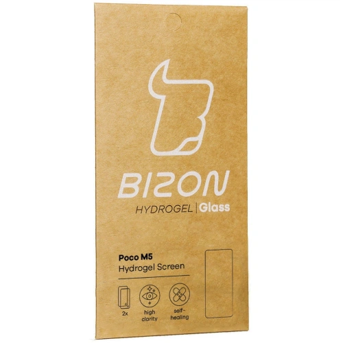 Folia hydrożelowa na ekran Bizon Glass Hydrogel do Poco M5 [2 PACK]