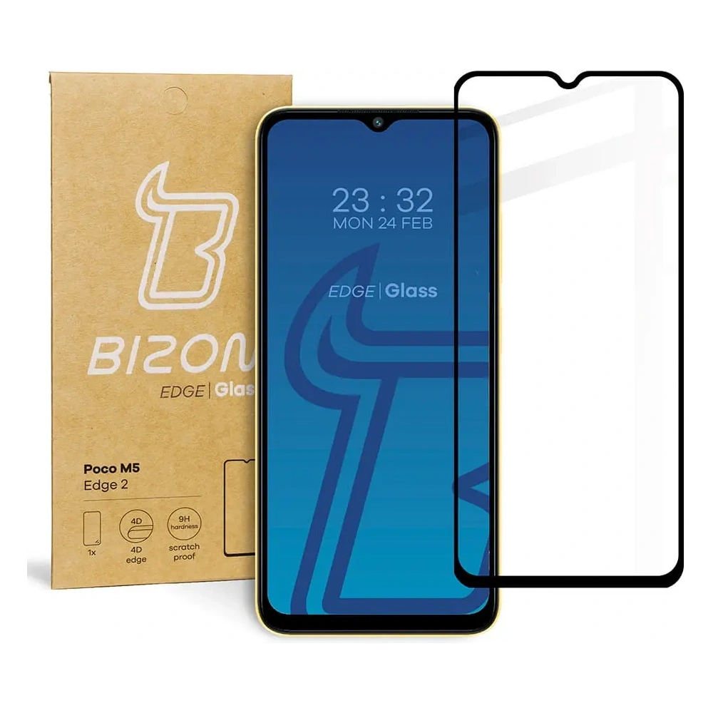Wholesale Bizon Glass Edge 2 Poco M5 black - BIZ2135 - {ean13} - Hurt