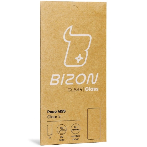 Szkło hartowane Bizon Glass Clear 2 do Poco M5s / Redmi Note 10 / 10s