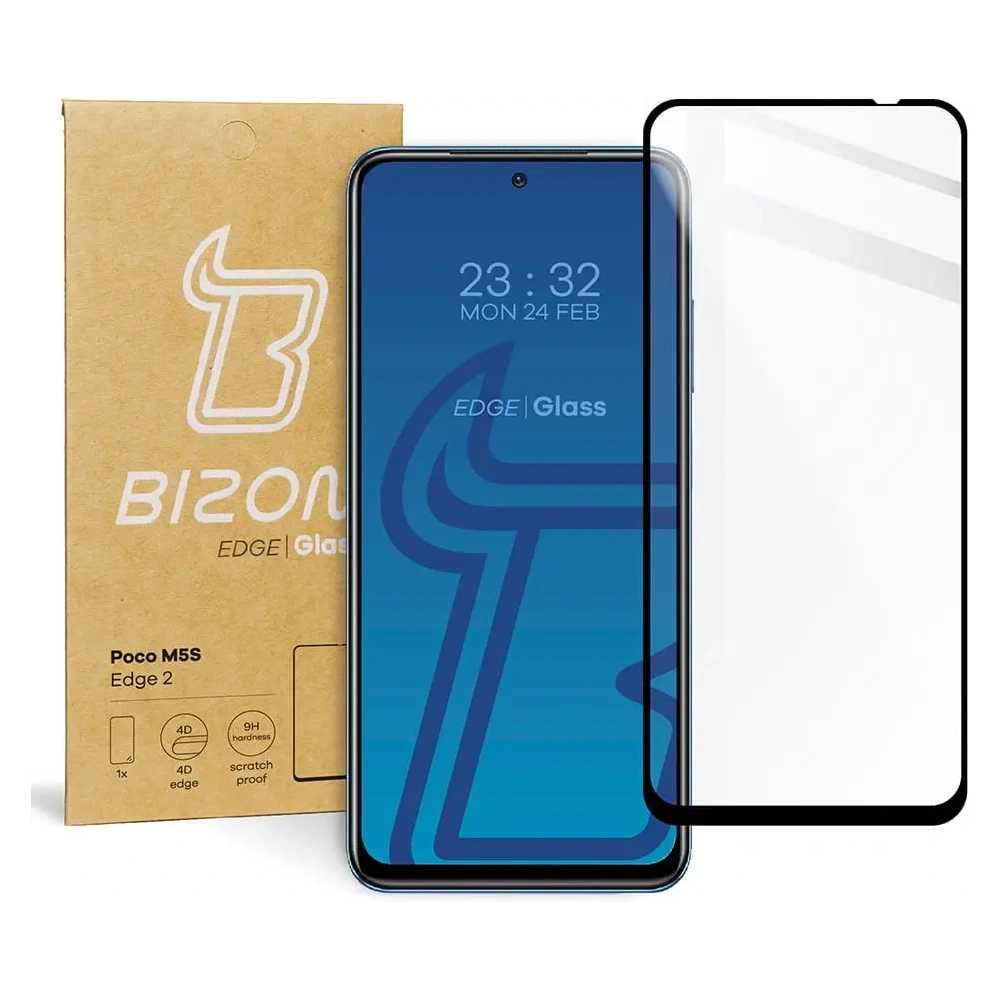 Wholesale Bizon Glass Edge 2 Poco M5s black - BIZ2137 - {ean13} - Hurt