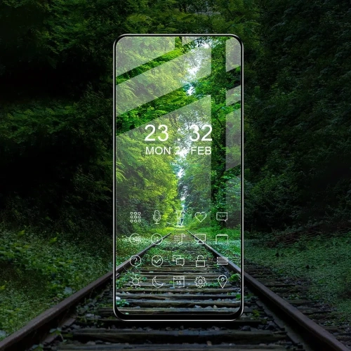 Szkło hartowane Bizon Glass Edge 2 do Poco M5s czarne