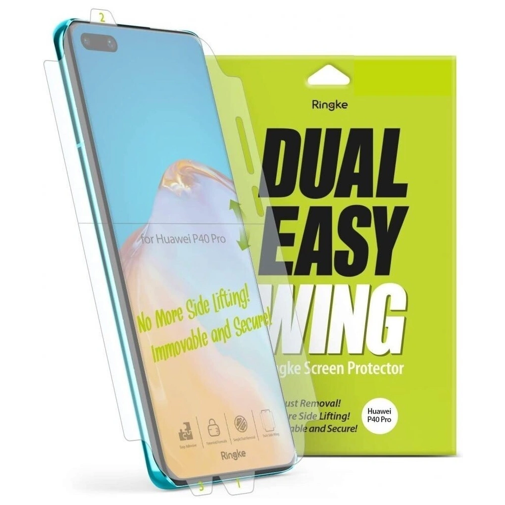 Hurtownia GSM - Folia hydrożelowa Ringke Dual Easy Wing Full Cover Huawei P40 Pro [2 PACK] - RGK1167 - {ean13} - Hurt