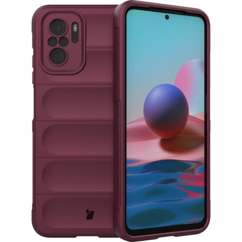 Pancerne etui Bizon Case Tur do Xiaomi Poco M5s / Xiaomi Redmi Note 10 / 10s ciemnofioletowe