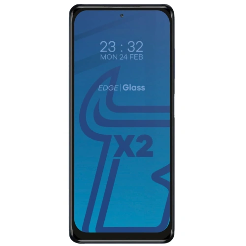 Szkło hartowane Bizon Glass Edge - [2 PACK] + ochrona na obiektyw Xiaomi Poco X3 / NFC / PRO czarne