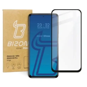 Hurtownia GSM - Bizon Glass Edge Xiaomi Poco X3 / NFC / PRO negru - BIZ2144 - {ean13} - Hurt