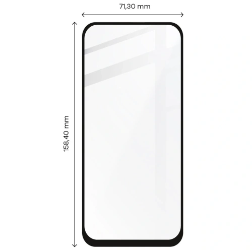 Szkło hartowane Bizon Glass Edge do Xiaomi Poco X3 / NFC / PRO czarne