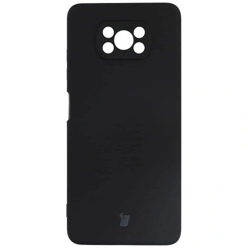 Etui Bizon Case Silicone do Xiaomi Poco X3 / NFC / Pro czarne