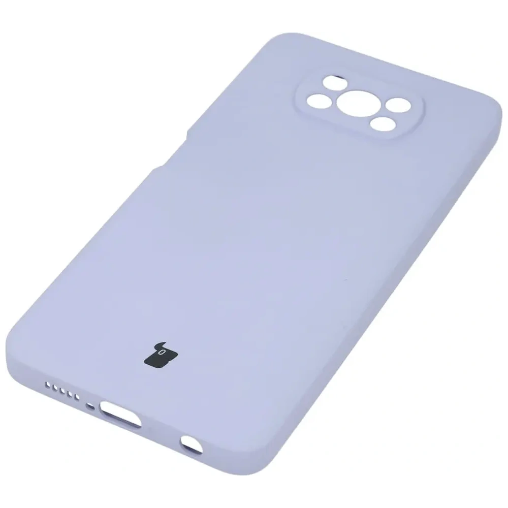 Hurtownia GSM - Etui Bizon Case Silicone do Xiaomi Poco X3 / NFC / Pro jasnofioletowe - BIZ2146 - {ean13} - Hurt