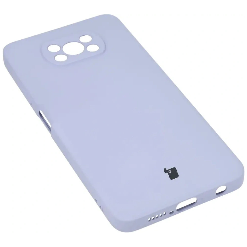 Hurtownia GSM - Etui Bizon Case Silicone do Xiaomi Poco X3 / NFC / Pro jasnofioletowe - BIZ2146 - {ean13} - Hurt