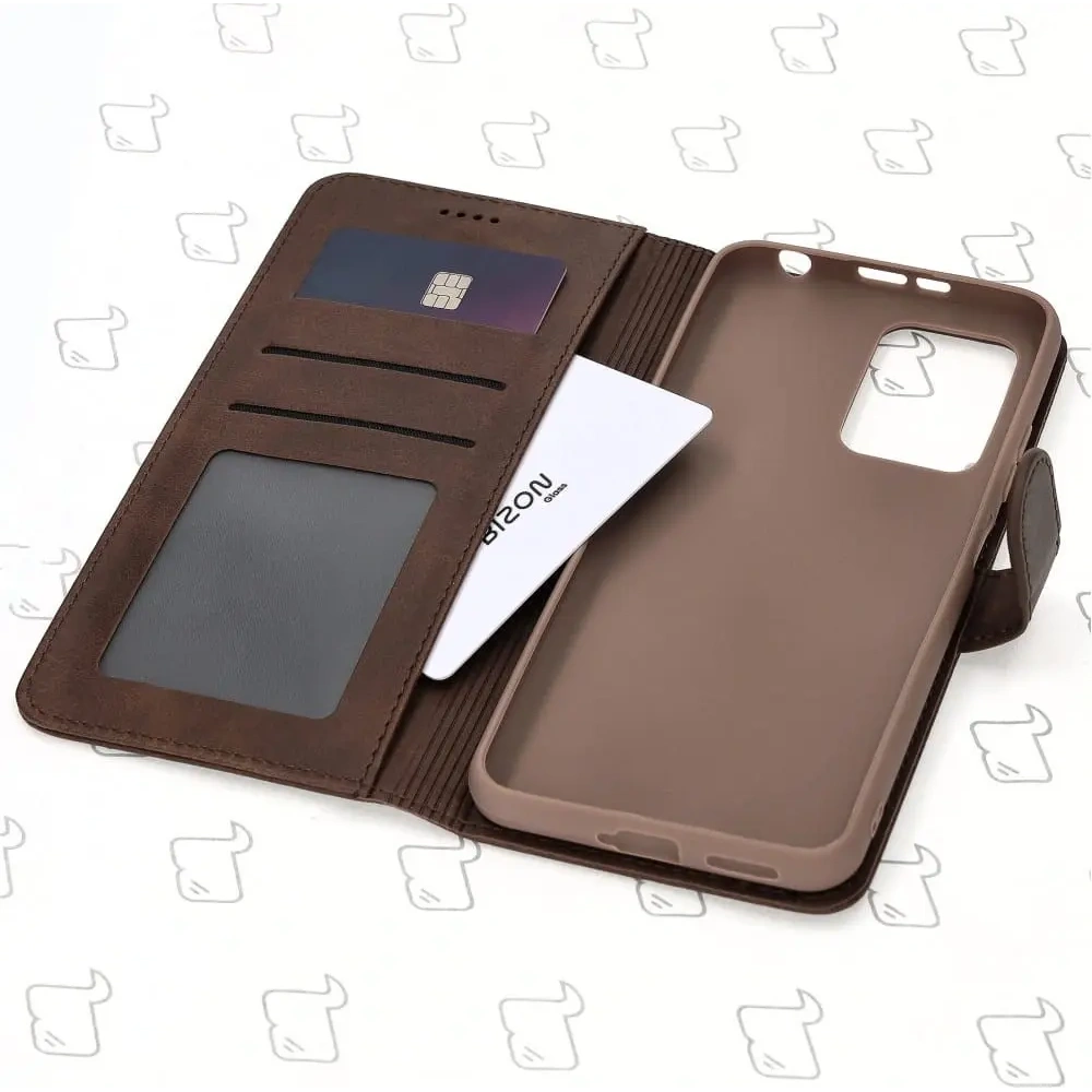 Hurtownia GSM - Bizon Case Wallet Xiaomi Poco X4 GT dunkelbraun - BIZ2148 - {ean13} - Hurt