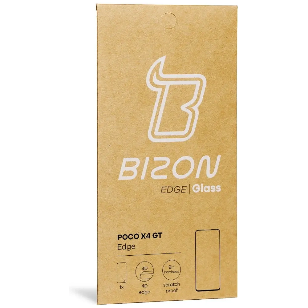Hurtownia GSM - Bizon Glass Edge Xiaomi Poco X4 GT schwarz - BIZ2153 - {ean13} - Hurt