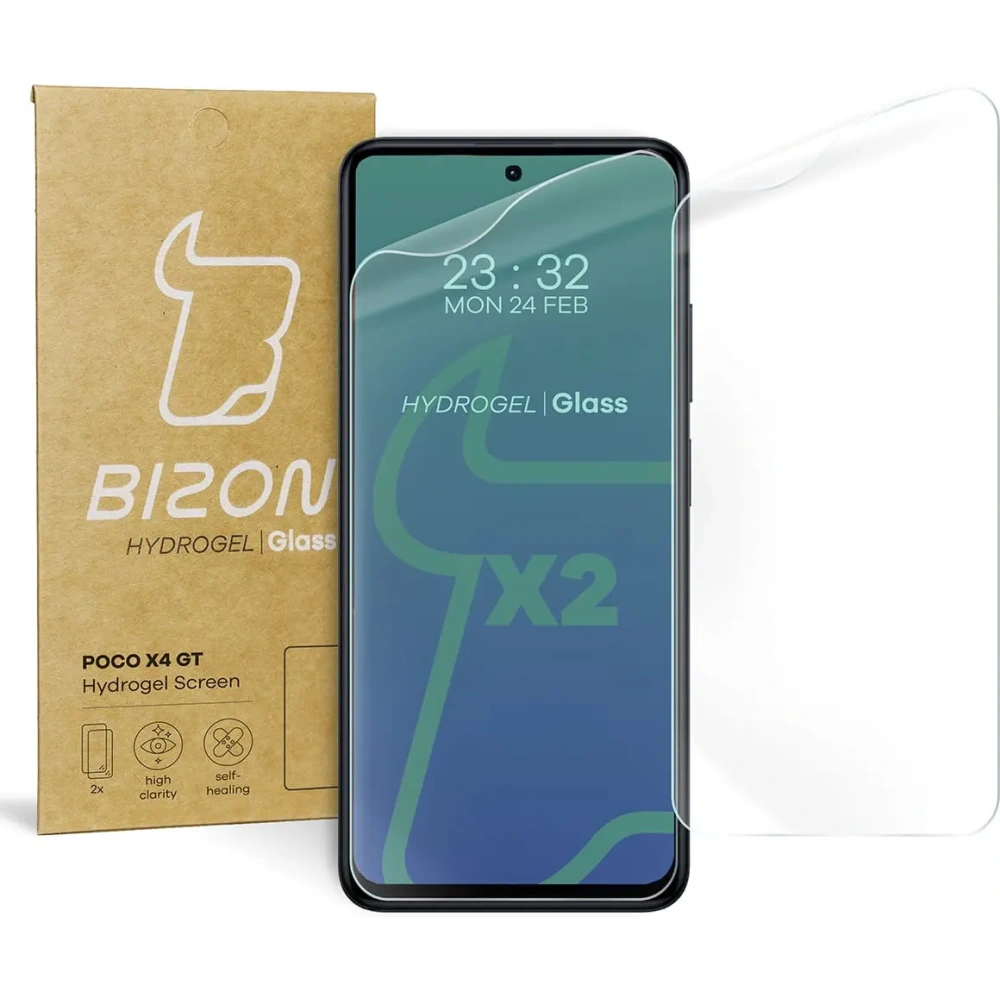 Wholesale Bizon Glass Hydrogel Xiaomi Poco X4 GT [2 PACK] - BIZ2154 - {ean13} - Hurt