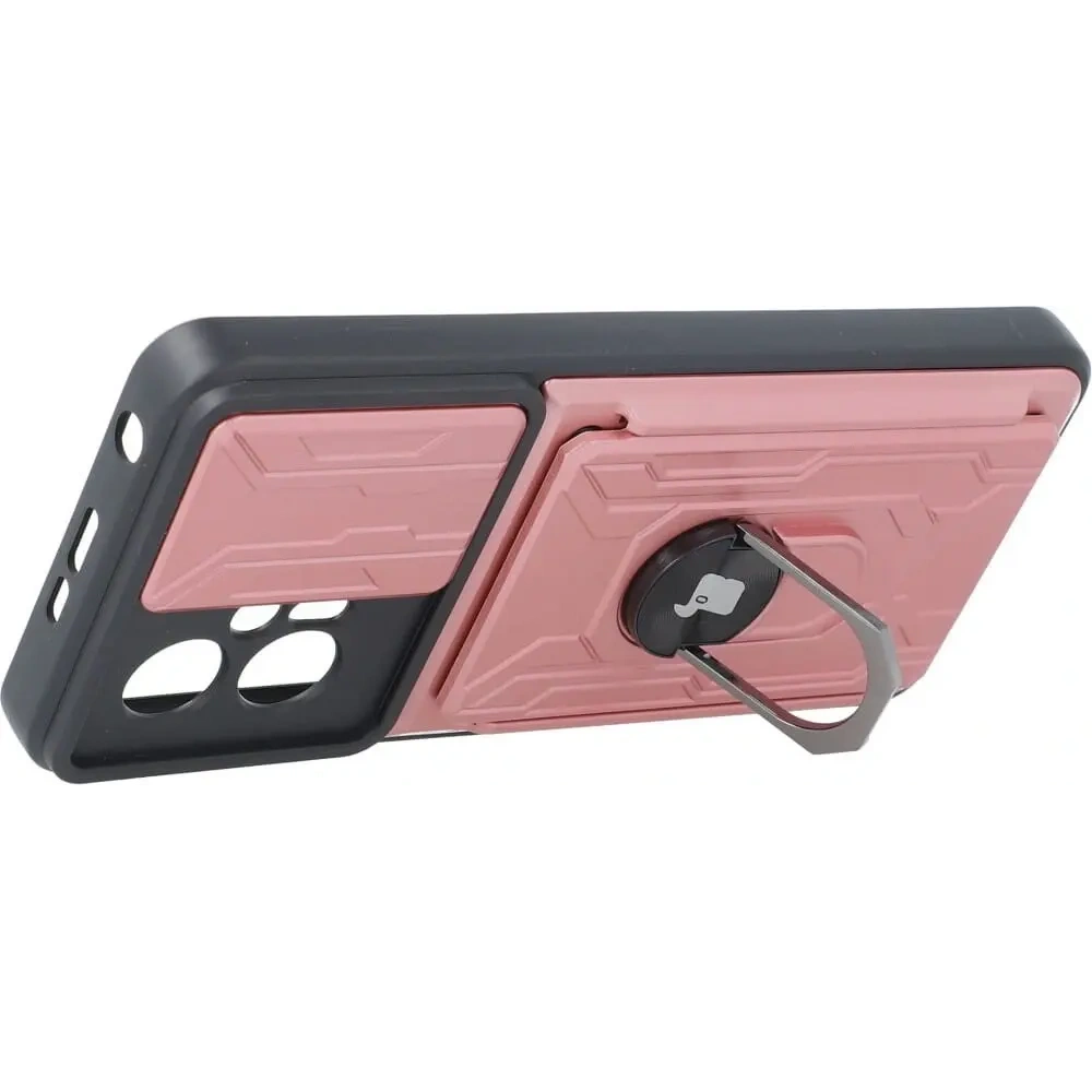 Hurtownia GSM - Bizon Case Camshield Kartensteckplatz Ring Xiaomi Poco X4 GT hellrosa - BIZ2156 - {ean13} - Hurt