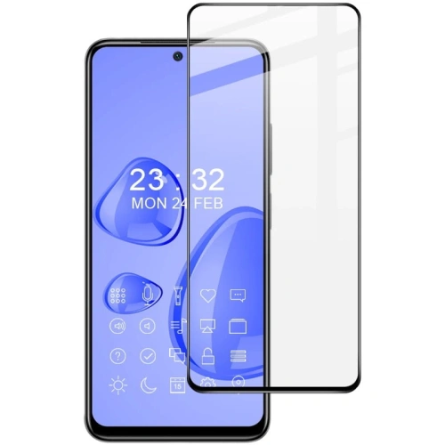 Szkło hartowane Bizon Glass Edge do Poco X4 Pro 5G czarne